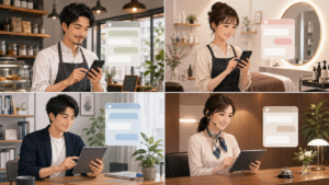 店舗や個人事業でLINE公式のあいさつメッセージを活用する4つの例